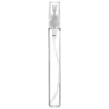 Botella de Perfume de Vidrio Transparente con Tapa de Rosca y Pulsador de 5ml 10ml del Fabricante, Botella de Muestras de Perfume Portátil