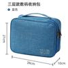 Cabo de Dados Bolsa de Cosméticos Pasta Divisória Multifuncional Viagem Armazenamento Digital Pendrive Fone de Ouvido Carregador Mouse Proteção