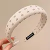 Faixa de Cabeça com Coroa Alta para Mulheres, Novo Estilo com Toque de Luxo, Faixa de Cabelo Larga Versátil para Sair, Acessório de Cabelo para Lavar o Rosto