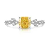 Bestseller de Tiktok y Xiaohongshu: Un Ramo de Flor de Hielo de Luz de Estrellas Anillos Cortados para Mujer con Incrustaciones de Diamante de Alto Carbono Envío Transfronterizo Europeo y Americano