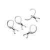 Acero Inoxidable Transfronterizo Oro Forma D Clip de Gancho Francés 2.5*9mm Hebilla Semilla de Melón Hebilla Clip Esmeralda Accesorios de Joyería diy