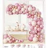 Layout de Cena da Loja Macaron Mall Arco de Balões Casamento Festa de Aniversário Decoração Loja Pacote de Corrente de Balões