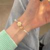 Pulseira de Miçangas de Flor de Verão Feminina 2022 Nova ins Sentido de Design de Nicho Acessórios de Decoração para Estudantes Pulseira