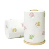 Toalhas de papel de cozinha descartáveis para preguiçosos, usadas para secar louças, absorver água e óleo, papel para preparo de alimentos, papel removedor de manchas de óleo, pano de prato