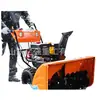 Carro limpa-neve com rolo varredor de neve vem com modelos de rolo varredor de neve motorizados completos para cima e para baixo podem ser levantados vendas diretas da fábrica