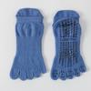 Calcetines de Yoga Antideslizantes Profesionales de Verano para Mujer Calcetines Especiales para Pilates Delgados Cortos Deportivos Fitness Danza Calcetines de Cinco Dedos