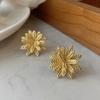 Pendientes de Ramo de Espigas de Trigo Tridimensionales de Diseño Único para Mujer, Pendientes Versátiles Creativos Modernos Simples y a la Moda, Exquisitos Accesorios para las Orejas