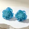 Pendientes exagerados, pendientes florales, pendientes de moda transfronterizos de comercio exterior, pendientes de lujo ligero de alta gama para mujer