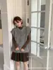 Chaleco de Punto para Mujer, Nuevo Estilo Coreano de Primavera y Otoño, Chaleco de Hilo Floral sin Mangas de Cuello Redondo, Chaqueta Suéter Versátil de Capa Delgado