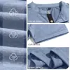 Nueva Camiseta Polo de Manga Corta de Color Sólido con Cuello Alto Abotonado de Verano para Hombre, Transfronteriza Europea y Americana de Amazon, Camiseta Casual