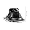 Soporte Magnético Circular de Doble Cara para Teléfono Móvil de Coche con Rotación de 360 Grados para Navegación en Coche, Multifuncional, Adecuado para Teléfonos Apple
