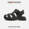Sandalias de Verano 2026 para Bebé Niño Anti-Patadas y Anti-Colisión Estilo Coreano Simples Zapatos Deportivos Casuales para Niños Zapatos de Playa para Niños