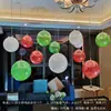 Decoração de balões para evento de loja em novo shopping em 2026, celebração de aniversário de inauguração, bolas suspensas no teto, configuração para transmissão ao vivo
