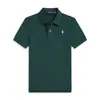 Camiseta de Manga Corta para Hombre Transfronteriza Talla Europea Rl Bordada Camisa Polo para Hombre Solapa Logo de Pony Top Camisa Polo