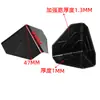 Embalaje protector de esquina de plástico embalaje de cartón sellado funda protectora de tres lados plástico triangular negro protección anticolisión protector de esquina