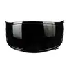 Casco de Motocicleta Negro con Lente Grande Color Té Negro con Recubrimiento Plateado, Accesorios Coloridos para Motocicleta para Montar, Unisex, Visión Nocturna, Transmite Luz