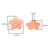 Flor de Lirio Acrílica Mate Decoración Hecha a Mano DIY Accesorios Coloridos Lindos para Hacer Pulseras y Materiales para Accesorios