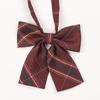 Uniforme escolar estilo japonés con cuello floral pequeño, corbata de lazo Jk, traje de marinero holgado con corbata de lazo