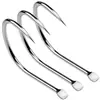 Anzuelo Simple para Señuelo, Anzuelo Atado Iseni con Anzuelo de Placa de Hierro con Púa, Anzuelo de Pesca en Mar para Lubina y Róbalo, Anzuelos de Pesca en Lote