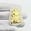 Fuente de Suministro para Transmisión en Vivo: Colgante de Jade Guan Gong Incrustado en Oro, Guan Er E, Colgante Masculino para Atraer Seguidores, Regalos de Bienestar al por Mayor