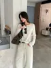 Suéter de Punto Han Xun Lana Cálido y Suave Textura Waffle Otoño Cuello Henley para Mujer Modelo Nuevo 2026 27123