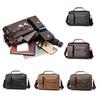 Bolso bandolera para hombre transfronterizo, bolso de hombro para negocios y para ir al trabajo, bolso de hombro para hombre de alta gama, bolso de cuero PU para hombre
