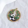 Año del Conejo Nuevos Accesorios Metálicos DIY para Joyería Aleación Goteo de Aceite Ping An Alegría Llavero Colgante de Conejo Lindo