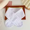 Faixa de Cabelo para Lavar o Rosto Europeia e Americana Mais Vendida, Faixa de Cabelo Simples de Cor Sólida em Tecido de Toalha com Velcro Mágico, Lenço de Cabeça Pós-Parto Atacado
