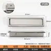 Puxadores para Gavetas de Armários Tatami com Puxadores de Móveis Pretos e Dourados Invisíveis Embutidos, Puxadores Pequenos para Armários de Armazenamento com Tampa Flip-Top