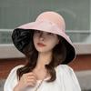 Fábrica de Sombreros de Pescador de Vinilo Sombrero de Sol de Ala Ancha Venta al por Mayor Sombrero de Sol para Exteriores de Verano y Otoño para Mujeres y Hombres Sombrero de Sol Transfronterizo
