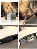 Bolso de Piel Genuina para Mujer, Nuevo Bolso Cuadrado Pequeño de Piel de Vaca con Patrón de Cocodrilo, Bolso Baguette Versátil de Hombro Cruzado para el Brazo, Verde Guisante