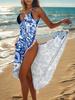Multicolor en stock falda de sol con borlas de colores transfronterizas para mujer falda de playa de una pieza europea y americana blusa multifuncional para vacaciones
