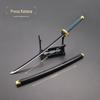 Elden Game Espada Samurai Cercada Arma Modelo de Metal Enfeites Artesanato 26cm
