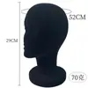 Molde de cabeza de espuma peluca espuma para el cabello niang corte de pelo modelo de modelado cabeza modelo cabeza de modelo para peluca colocación fija cabeza de remolque para peluca