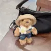 Urso de Pelúcia Fofo Ursinho Fofo Brinquedo Macacão Boneca Animal de Pelúcia Urso Boneca de Pano Bolsa Decoração