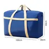 Saco de embalagem para mudança de grande capacidade, espessado, para roupas e edredons, saco especializado para armazenamento de roupas, armazenamento de edredons, mala à prova de umidade