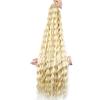 Fibra química europea y americana comercio exterior Cabello suelto Deep Wave para crochet cola profunda suelta mango de pelo curvo cabello ondulado rizado