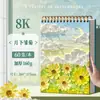 Cuaderno de bocetos en blanco A4 para niños, libro de imágenes, grosor doble, espiral doble, papel de dibujo para jardín de infantes, libro de arte para pintar, estudiantes de primaria