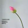 Planta Verde Simulada Lótus Lótus Flor Falsa Sala de Estar Flor de Seda Ornamentos Decoração de Piscina Lótus Arranjo de Flores DIY Buquê Simulado