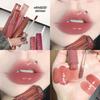 Cappuvini Brillo de Vidrio Jugo Brillo de Labios Fudge Gelatina Brillo Espejo Brillo de Labios Lápiz Labial para Mujer Maquillaje