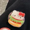 Funda para Teléfono con Soporte Magnético de Hamburguesa Kt para Apple 17Promax Adecuada para 16Pro Doble Capa 15Pro14Pro