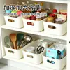 Caja de Almacenamiento de Escritorio Rectangular Canasta de Almacenamiento para Snacks y Artículos Varios Caja Organizadora para el Hogar y la Cocina con Tapa Caja Canasta de Almacenamiento