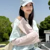 2026 Novas Mangas de Renda de Cor Sólida para Proteção Solar de Verão para Mulheres, Mangas de Braço Respiráveis com Proteção UV para Ciclismo