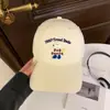 Gorra de Béisbol Rosa Bordada con Cachorro Estilo Coreano Ins Linda para Mujer, Dulce y Versátil, Hace que la Cara Parezca Más Pequeña, Adecuada para Primavera y Verano