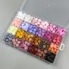 Caja de Particiones de 24 Colores con Granos de Cera para Sellar Fuego Herramientas de Sello de Fuego Juego Completo Granos de Cera de Estilo Multicolor Venta al por Mayor Granos de Cera para Sellar Fuego