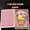 Llavero de Gato Hello Kitty Lindo Colgante Kt Cadena de Teléfono Móvil de Oro Puro Colgante para Bolsa de Lista Dorada Coche