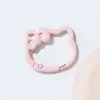 Liga de Zinco Gato Kt Fofo Fivela de Mola Pintado Colorido Gato da Sorte Kt Chaveiro Argola Aberta Acessórios para Joias DIY