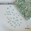 2*3 diamantes de imitación de circonita cúbica con forma de gota de agua para manicura, diamantes de imitación irregulares de fondo plano modernos y deslumbrantes, accesorios de manicura hechos a mano para embellecer y decorar