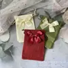 Bolsa de Lino con Cordón Bolsa para Empaquetar Joyería de Lino Imitación Bolsa de Regalo con Lazo Bolsa de Almacenamiento con Cordón Bolsa para Especias Fabricante Venta al por Mayor