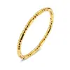 Pulseira de Aço Titânio para Mulheres, Pulseira de Casal com Zircônia de Alta Qualidade, Anel Liso de Luxo Leve com Cravação de Diamante, Nova Pulseira Versátil